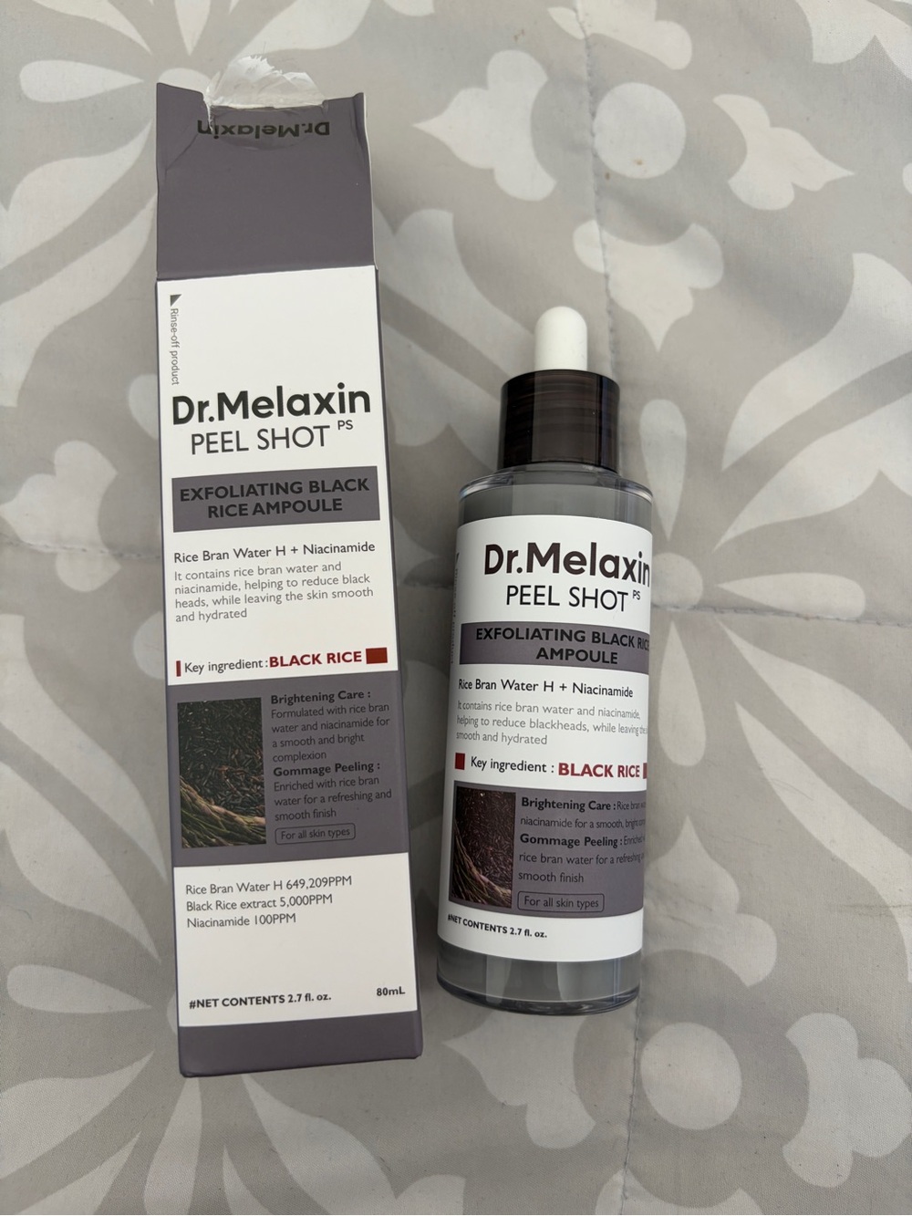 Dr Melaxin Blackhead peel shot